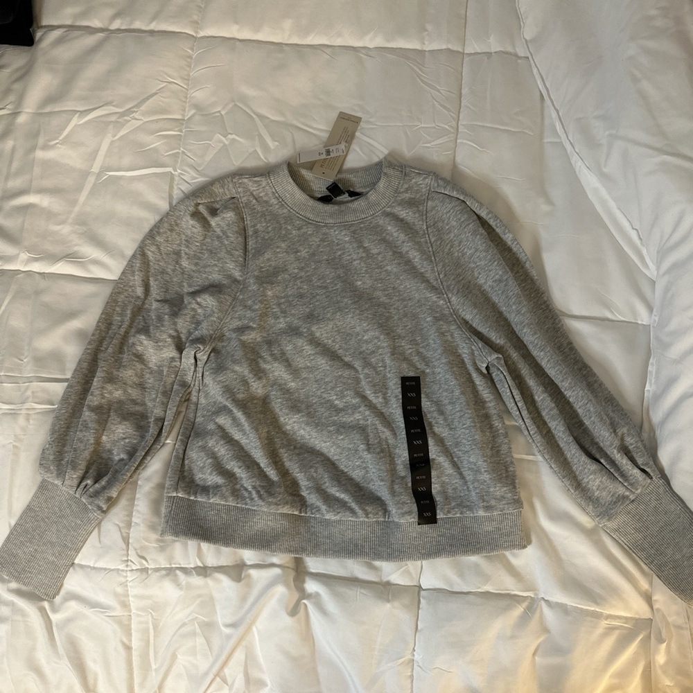 Banana Republic Petite Puff-Sleeve Sweatshirt